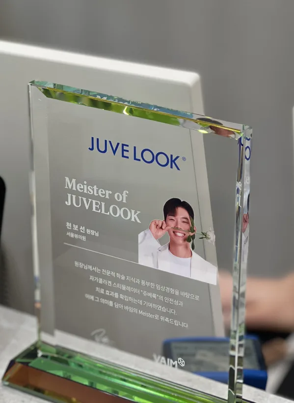 Meister of JUVELOOK 인증패 — 서울뷰의원 인천